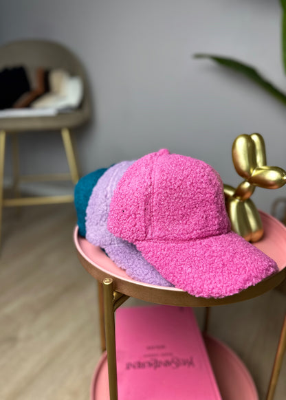 Cappello Teddy rosa