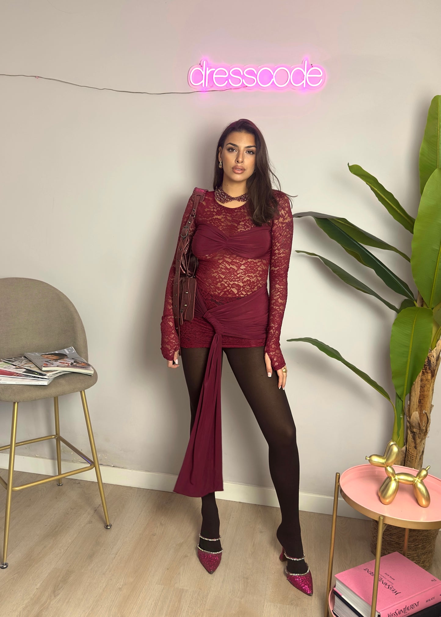 Dress flakes