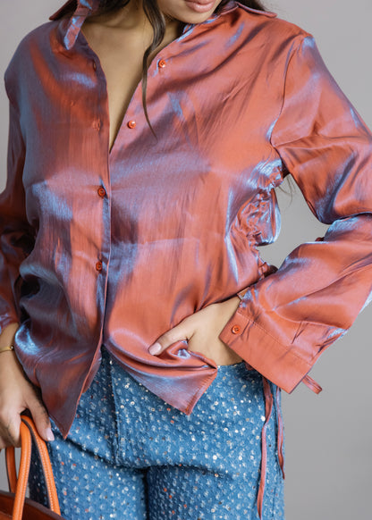 Camicia Berlino arancio